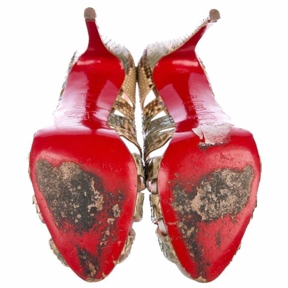 Christian Louboutin Snackskin Toe-Pumps   - Picture 5 of 5